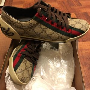 Authentic Gucci tennis shoes